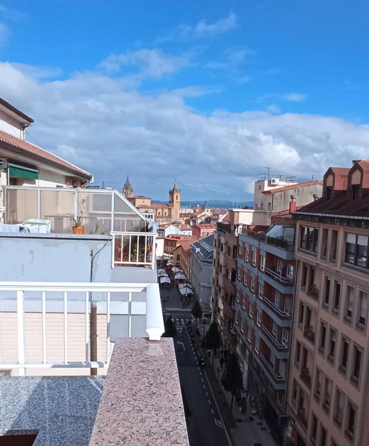 شقة Atico Quintana II - Con Terraza, En El Centro Con Wifi Y Garaje اوفيدو المظهر الخارجي الصورة